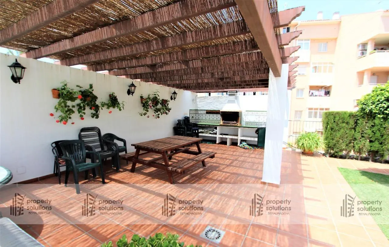 Pueblo Del Parque 2 - Soleada Terraza Con Jardin - Piscina Y Playa Lejlighed Benalmádena Spanien